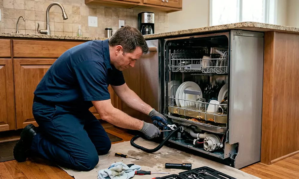 Dishwasher Not Draining Repair in Kannapolis, NC