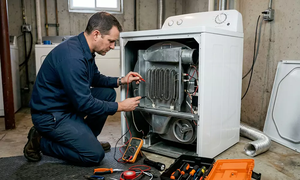 Dryer Not Heating Repair in Kannapolis, NC