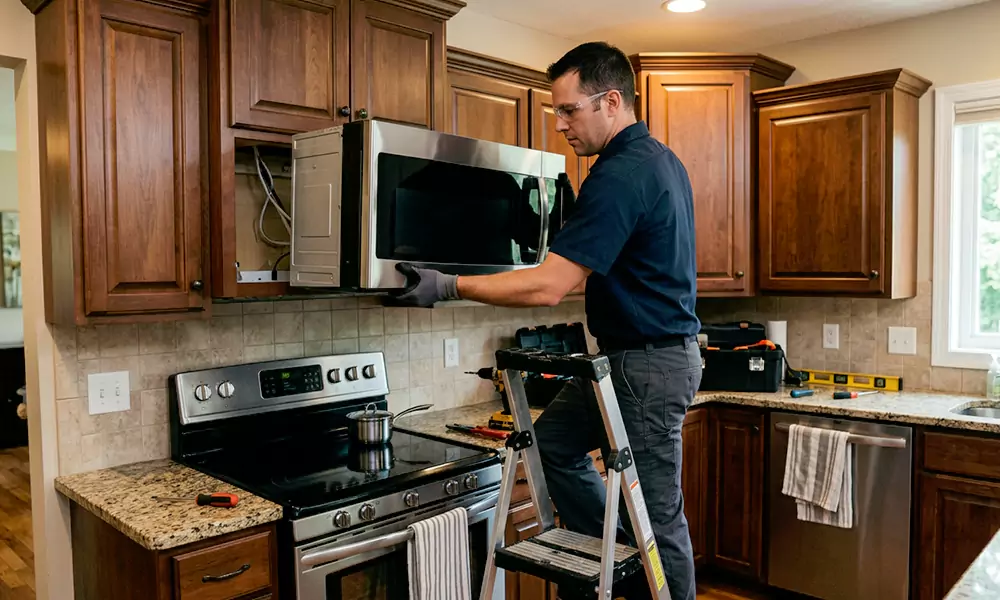 Microwave Installation in Kannapolis, NC