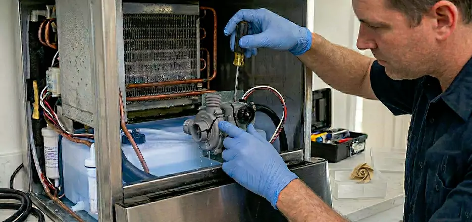 Commercial Ice Maker Water Pump Repair in Kannapolis