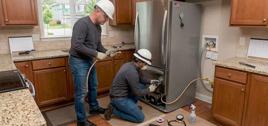 Propane Refrigerator Installation in Kannapolis